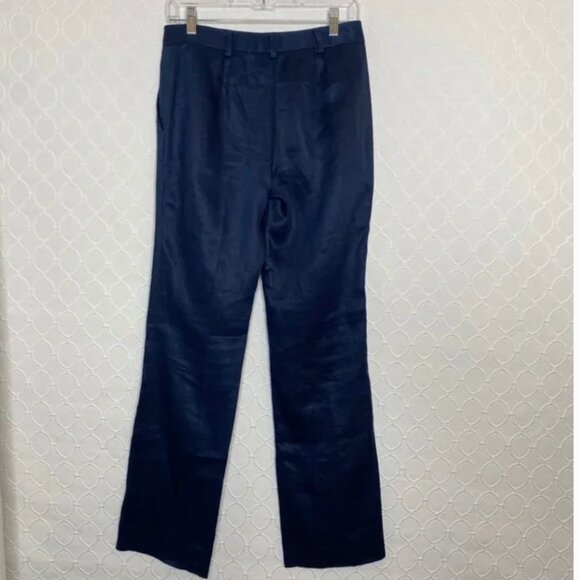 Brooks Brothers Caroline Fit Linen Trousers - Pants 💙 Premium Line💙 not 346 - Picture 3 of 6